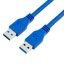 Cable USB 3.0 SuperSpeed Ulink Macho-Macho (Tipo A) | 1.8m | Azul