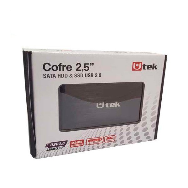 Cofre Externo Utek UT-HDD020BL