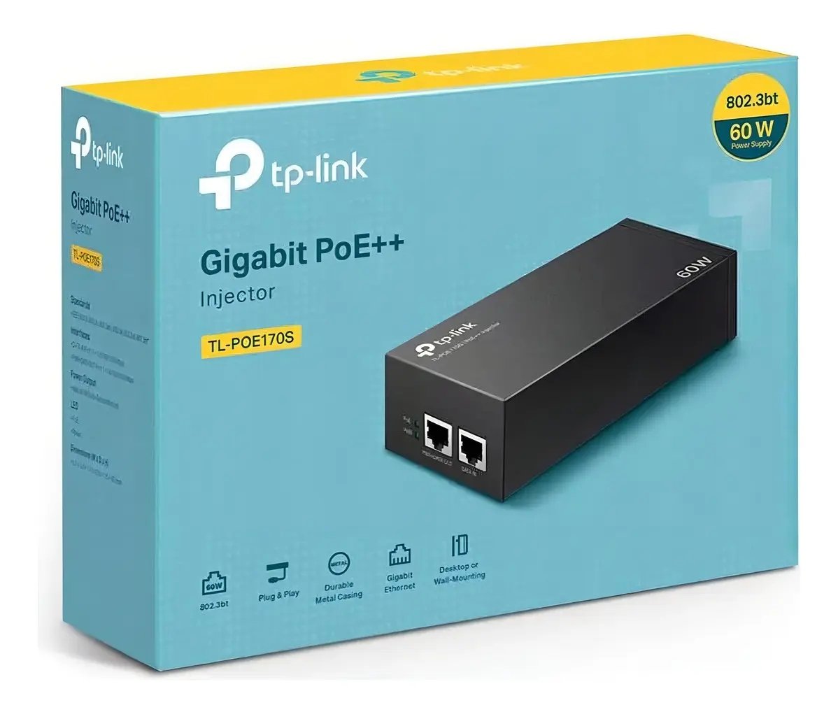 Extensor PoE+, TP-Link TL-POE10E | 1 Puerto PoE+ Entrada | 1 Puerto PoE+ Salida | 100 Mbps Extensor PoE+, TP-Link TL-POE10E