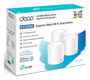 Sistema Mesh Wi-Fi 6, TP-Link Deco X50 (3 Unidades)