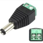 Conector DC Macho Atornillado para Cámara