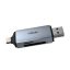 Lector de Tarjetas SD/MicroSD Dual 2 en 1 Ulink
