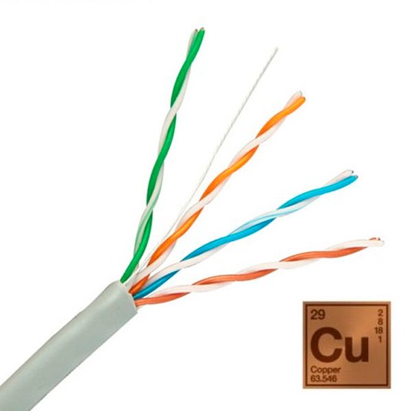Bobina de Cable de Red Cat 5e UTP 305 Metros