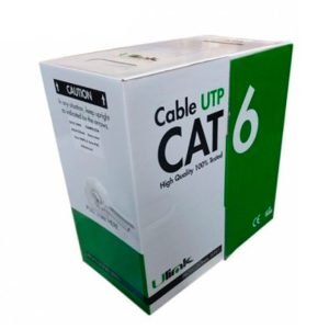 Bobina de Cable de Red Cat 6 UTP 100 Metros Gris | Prafer.cl Bobina de Cable de Red Cat 6 UTP 100 Metros Gris