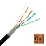 Bobina de Cable de Red Cat 5e UTP 305 Metros 100% Cobre Exterior