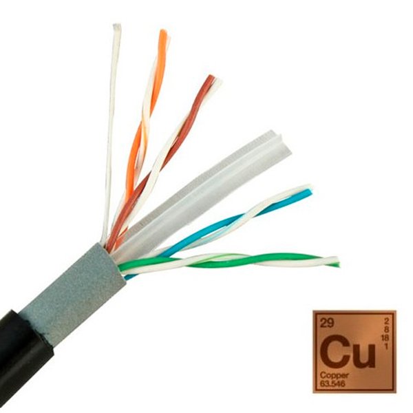 Bobina de Cable de Red Cat6 UTP Exterior 305 Metros Negro