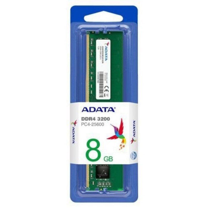 Memoria RAM ADATA 8GB DDR4 3200MHz PC4-25600 CL22 UDIMM Memoria RAM ADATA 8GB DDR4 3200MHz PC4-25600 CL22 UDIMM