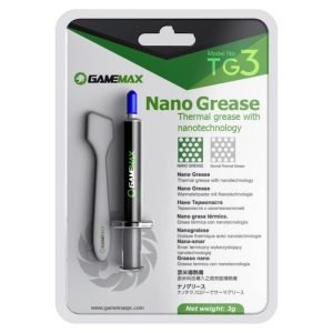 Pasta Térmica GameMax TG3 | 1.5g | Alta Conductividad Térmica