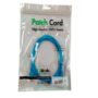 Cable de Red Patch Cord Cat 5e UTP 1 Metro Azul