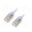 Cable de Red Patch Cord Cat 6A Gris 1m