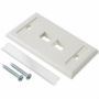 Face Plate Panduit 2 Posiciones Blanco