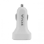 Cargador de Auto Wesdar U12 | 12/24 Volt | 2 Puertos USB | Color Blanco