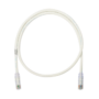 Cable de Red Patch Cord Cat 6 UTP Blanco 2m