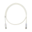 Cable de Red Patch Cord Cat 6 UTP Blanco 1m