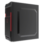 Gabinete Xtech XTQ-214 Negro/Rojo MicroATX