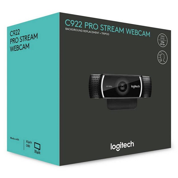 Cámara Web Logitech HD Pro C922 | 1080p | H.264 Cámara Web Logitech HD Pro C922
