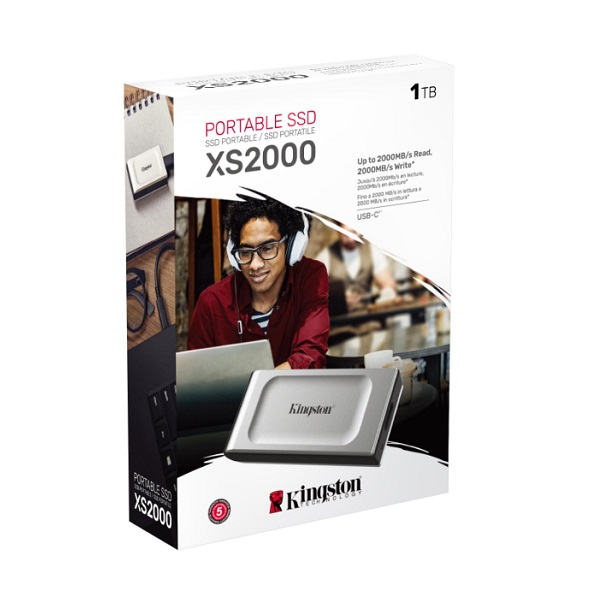 Disco SSD Externo Kingston XS2000 1TB | USB-C 3.2 Gen 2x2 | 2000MB/s Lectura Disco SSD Externo Kingston XS2000 1TB