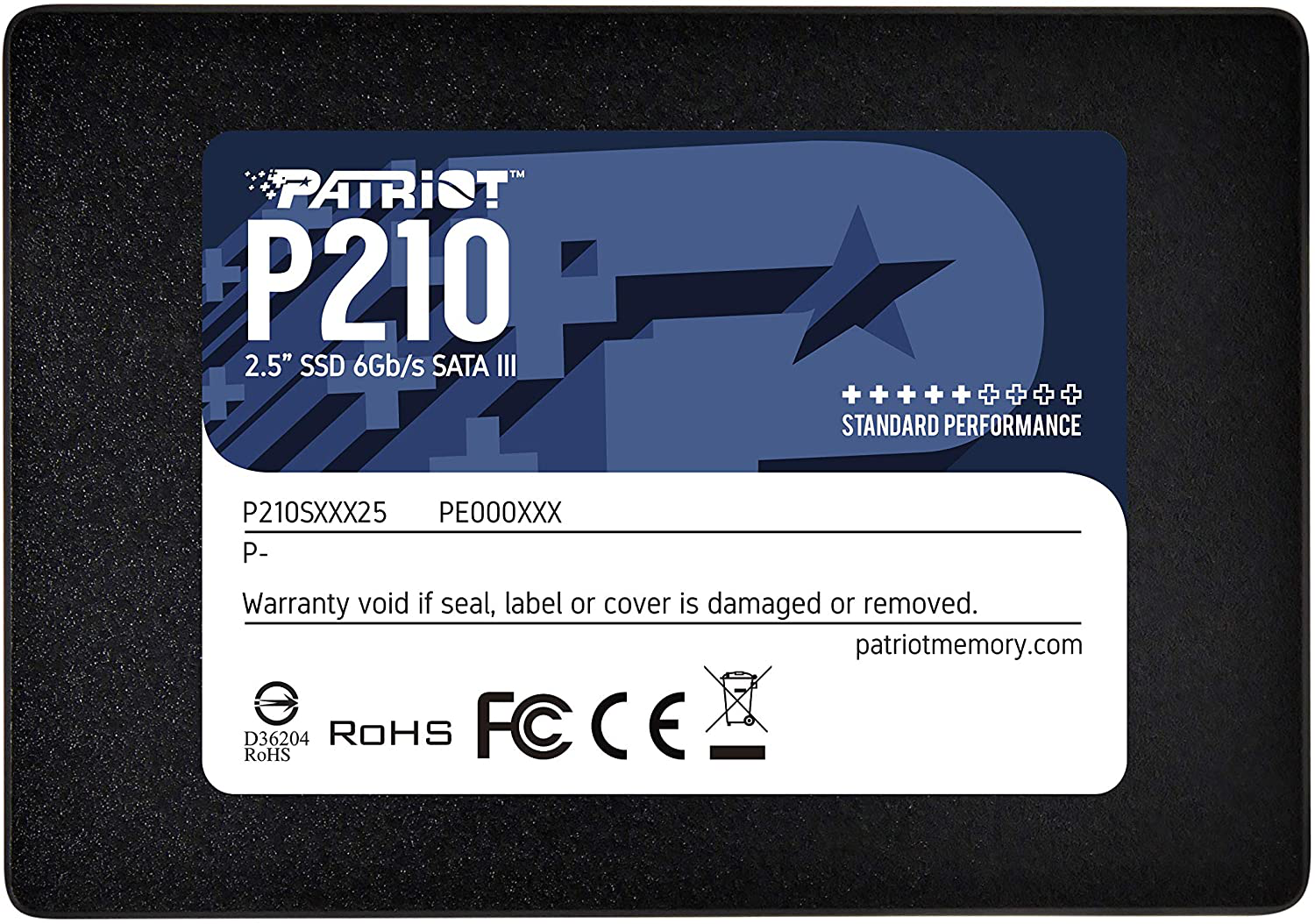 Disco Duro Patriot P210 SSD 256GB SATA3 2.5" Disco Duro Patriot P210 SSD 256GB SATA3 2.5"