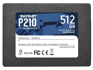 Disco Duro Patriot P210 SSD 512GB SATA3 2.5"