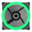 Cooler GAMEMAX Ringforce LED Green