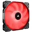 Ventilador Corsair AF140 LED Rojo