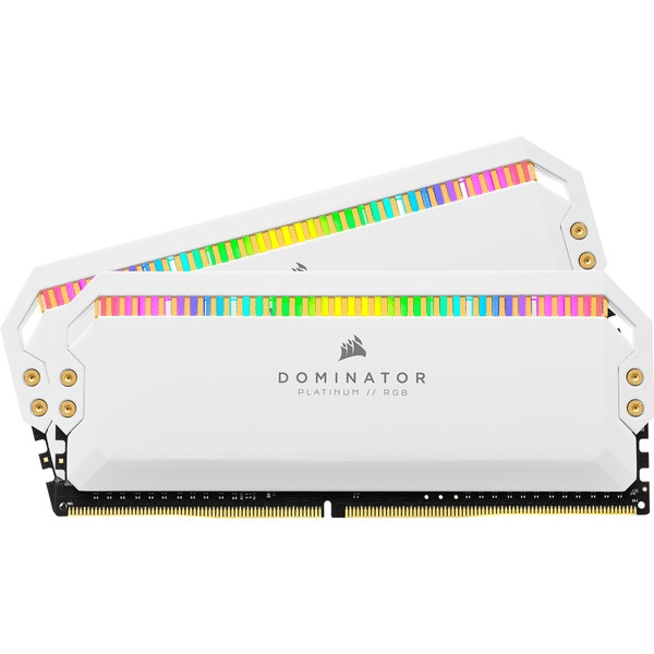 Kit de Memoria RAM Corsair Dominator Platinum 32GB (2x16GB) DDR5 5200MHz | Color Blanco Kit de Memoria RAM Corsair Dominator Platinum 32GB (2x16GB) DDR5 5200MHz
