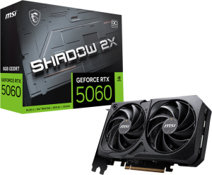 Tarjeta de Video MSI GeForce RTX 5060 Shadow 2X OC 8GB