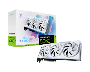 Tarjeta de Video MSI RTX 5060 Ti 8GB GAMING TRIO OC WHITE