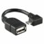 Cable Adaptador OTG Micro USB Macho a USB Hembra 13.5cm