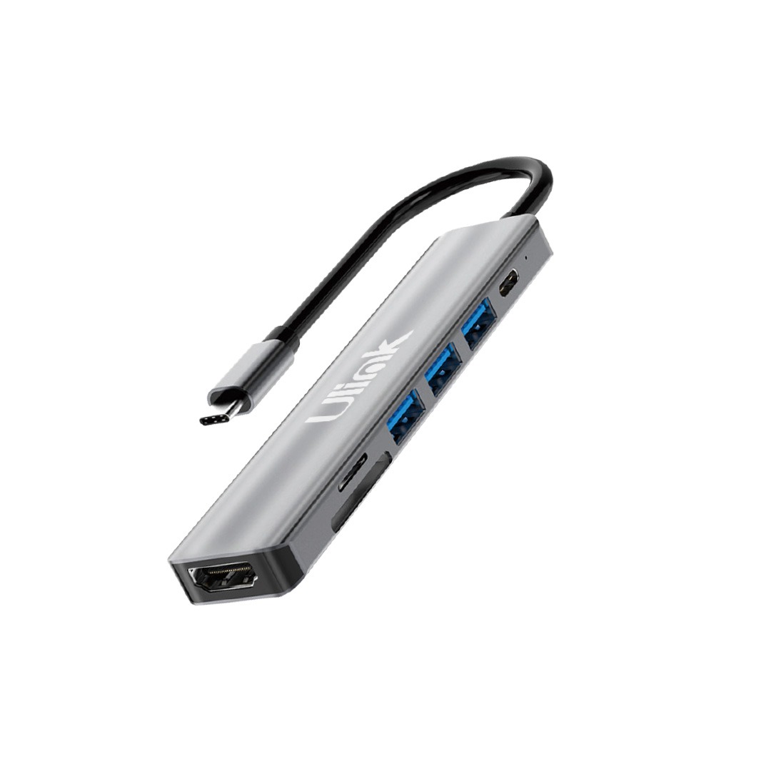 Adaptador Multipuerto USB-C 7 en 1 Ulink UL-ADC760